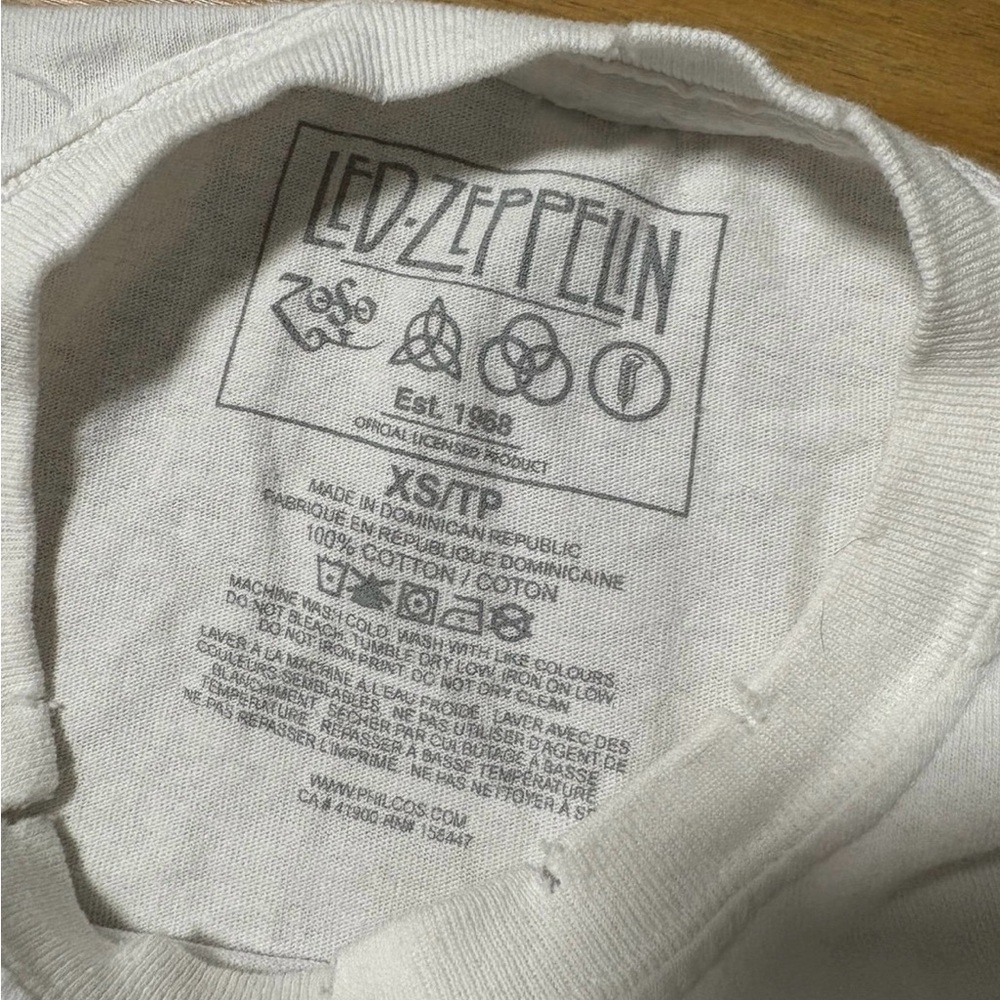 Led Zeppelin Cut-Off Tee - Picture 4 of 5